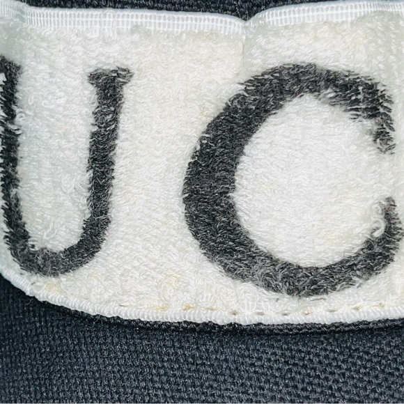 Gucci: Baseball Cap Gabardine Logo Terry Headband Hat - Picture 15 of 16